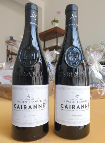 Rødvin Cairanne Cote du Rhône Lucien Tramier økologiske