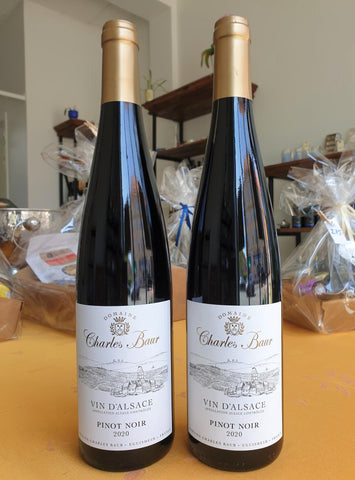 2 Fl. Pinot noir d'Alsace 2020 Økologisk - Charles Baur - Eguisheim - 75Cl